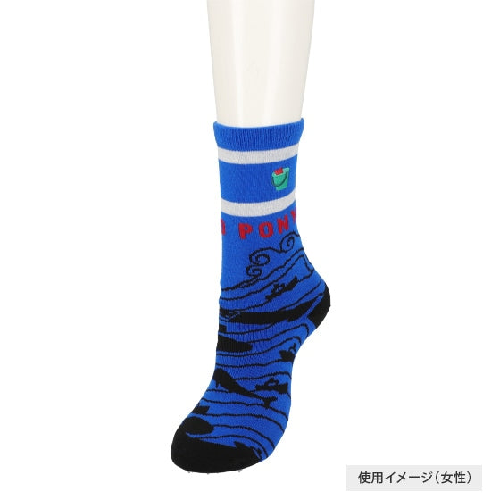 Ponyo Socks - GBL - Blue - official product view 5