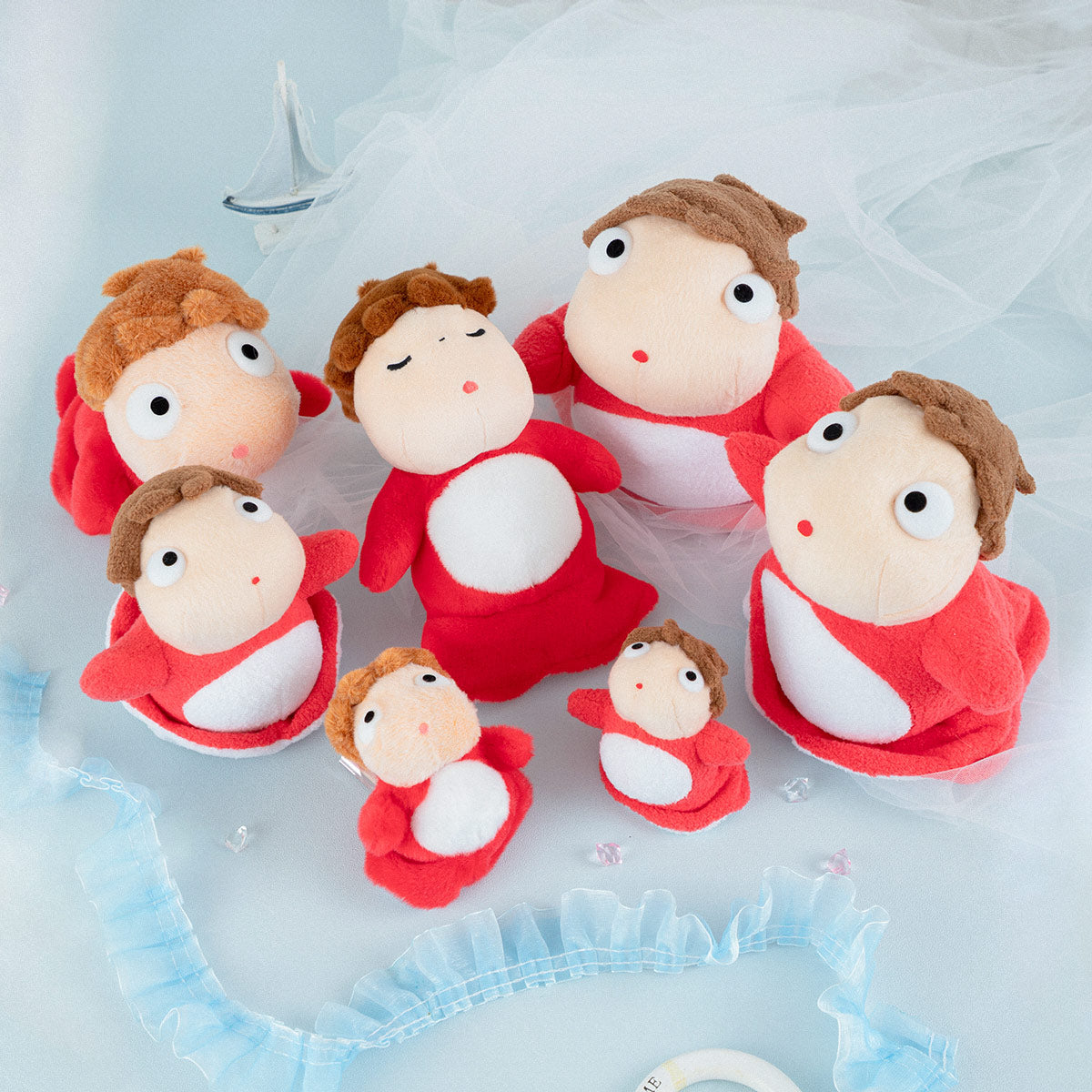 Ponyo - Swimming Plush (2 Sizes) - Mascot - 11 cm - official view 8