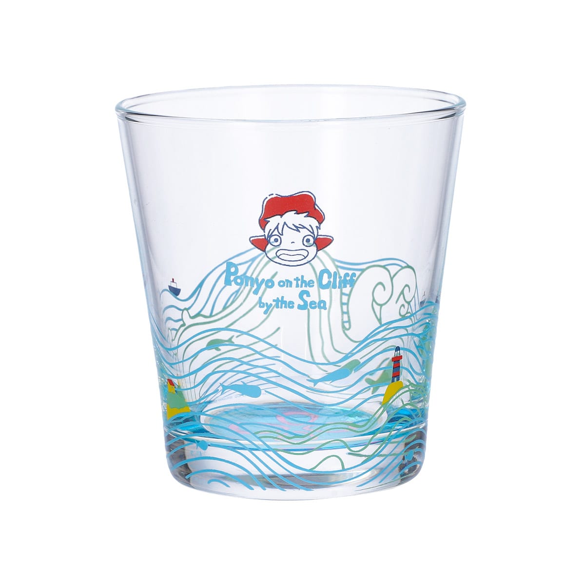 Ponyo - Under the Sea Drinking Glass 270 ml - official view 11