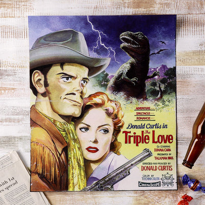 Porco Rosso Donald Curtis The Triple Love Art Poster - official view 1