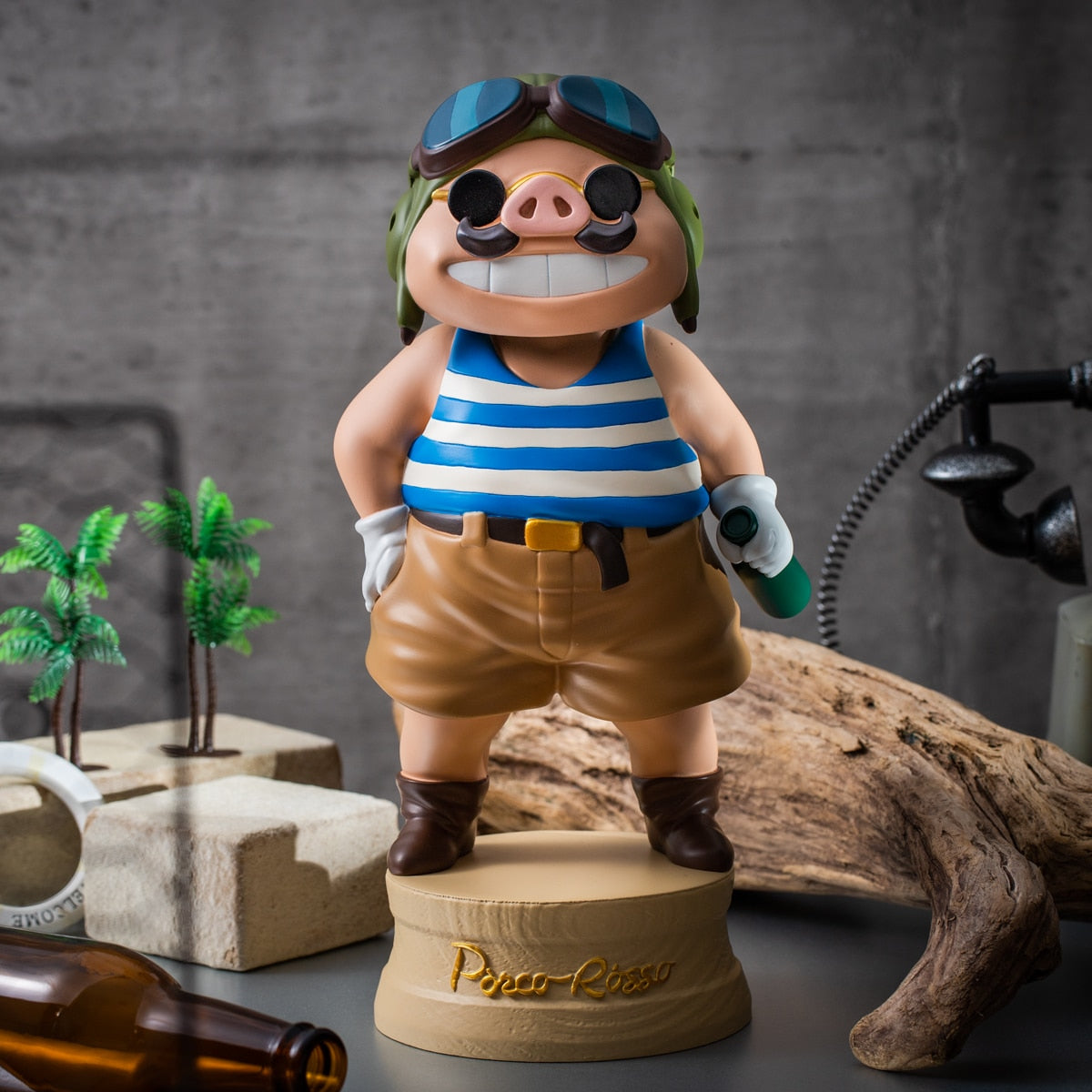 Porco Rosso GBL Bobblehead Figures (6 Types) - Big - Holiday Porco - official view 1