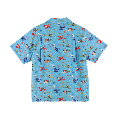 Porco Rosso GBL Hawaiian Shirt - Flying Boats, Sky and Sea - official view 10