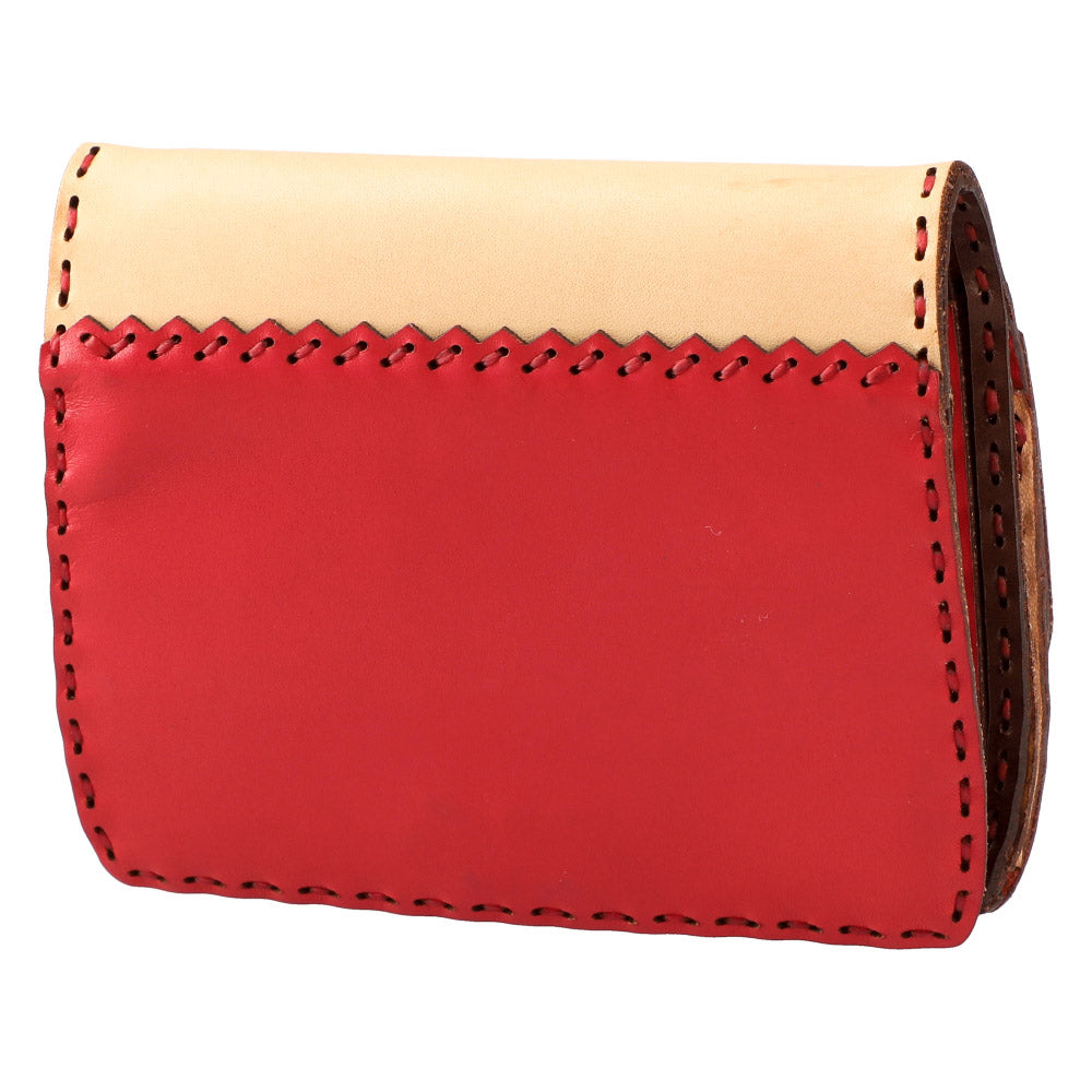 Porco Rosso GBL x OJAGA DESIGN Leather Short Wallet - official view 6