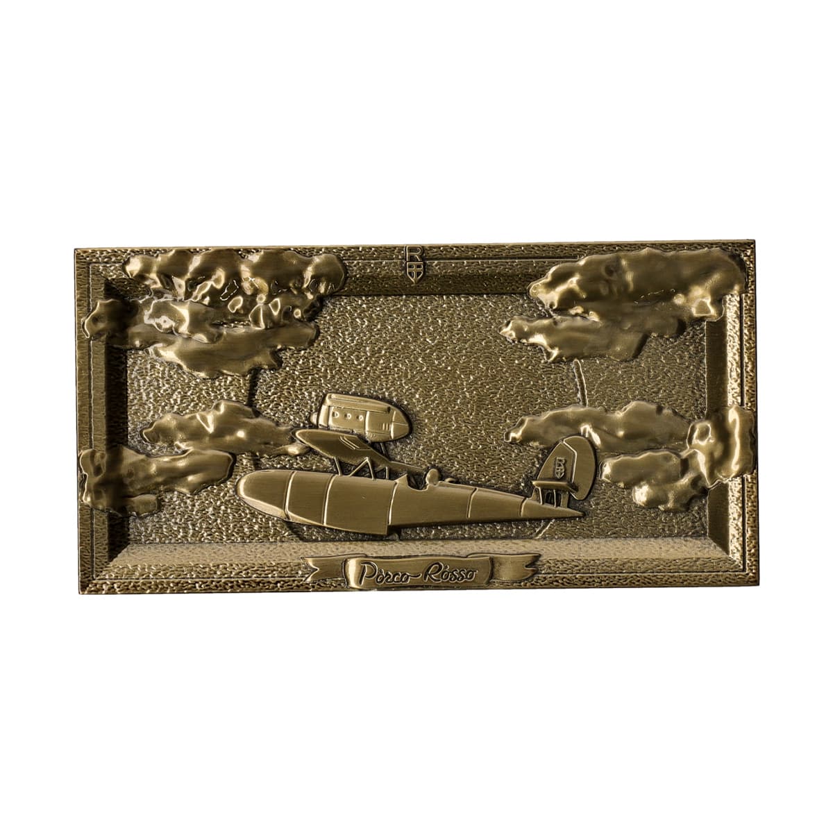Porco Rosso Savoia S.21 Antique-Finish Metal Tray - official view 5