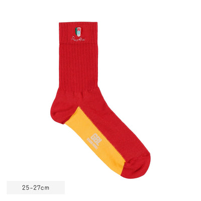 Porco Rosso Socks - GBL Embroidery - Red - official product view 8