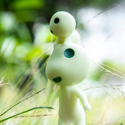 Princess Mononoke Glow-in-the-Dark Kodama Figures (3 Types) - Stacked Kodama - official view 5