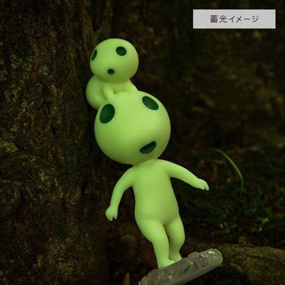 Princess Mononoke Glow-in-the-Dark Kodama Figures (3 Types) - Stacked Kodama - official view 6
