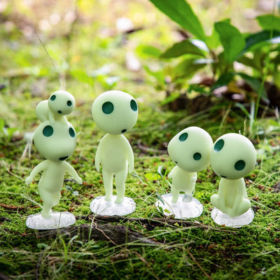 Princess Mononoke Glow-in-the-Dark Kodama Figures (3 Types) - Stacked Kodama - official view 12