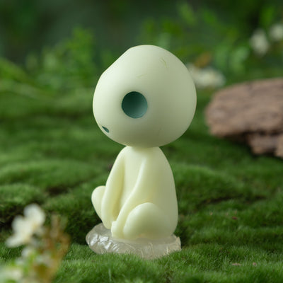Princess Mononoke Glow-in-the-Dark Kodama Figures (3 Types) - Seated Kodama - official view 27