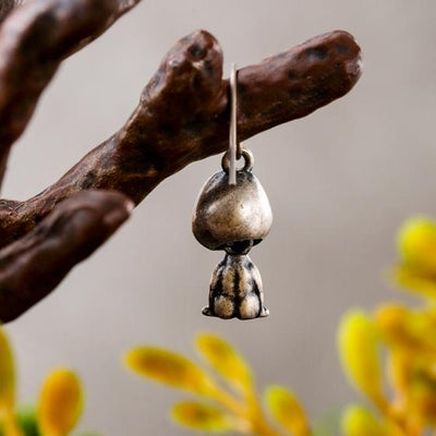 Princess Mononoke My Treasure Kodama Single Earrings (2 Types) - Seated Kodama - official view 2