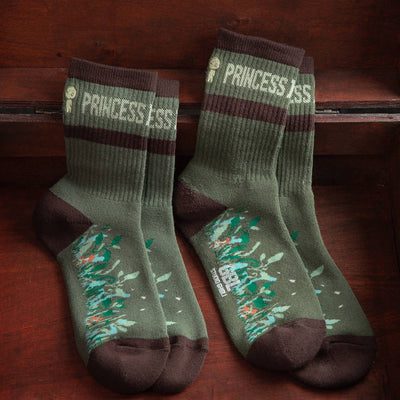 Princess Mononoke Socks - GBL - Green - official product view 6