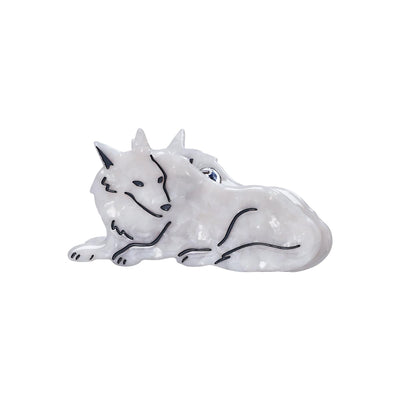 Princess Mononoke Wolf Hair Clip - official view 6