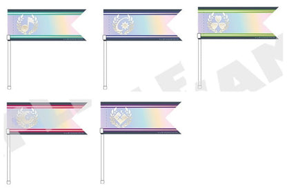 Project Sekai - 5th Anniversary Mini Flags - complete set of 5 included designs