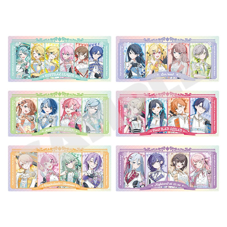 Project Sekai fifth anniversary desk mat collection overview