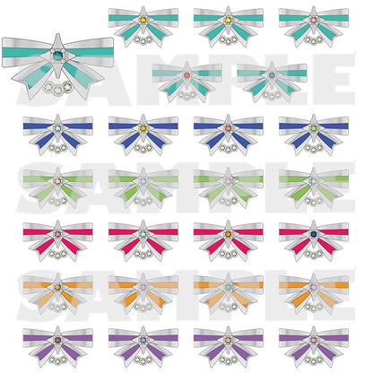 Project Sekai - 5th Anniversary Character Rings - official collection overview