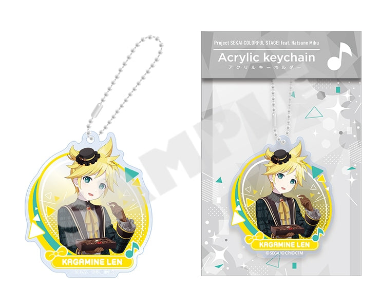 Project Sekai Acrylic Keychains Vol.11 — Kagamine Len with packaging