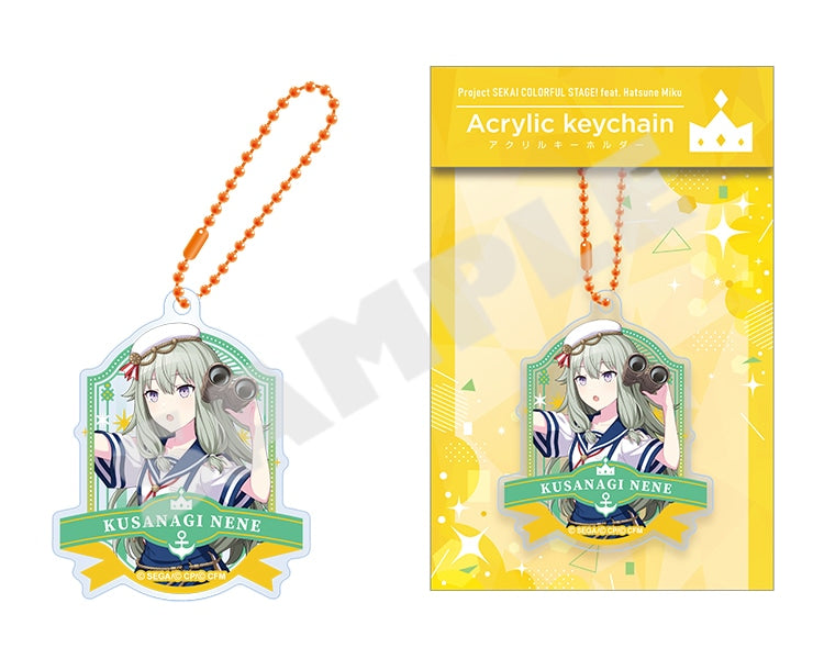 Project Sekai Acrylic Keychains Vol.12 — Nene Kusanagi with packaging