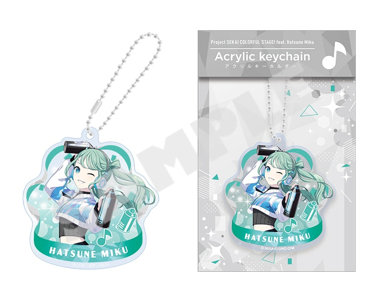Project Sekai Acrylic Keychains Vol.14 — Hatsune Miku with packaging