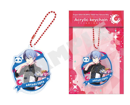 Project Sekai Acrylic Keychains Vol.15 — Toya Aoyagi with packaging
