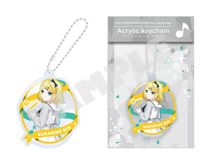 Project Sekai Acrylic Keychains Vol.15 — Kagamine Rin with packaging
