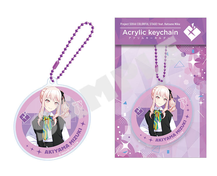 Project Sekai Acrylic Keychains Vol.18 — Mizuki Akiyama with packaging