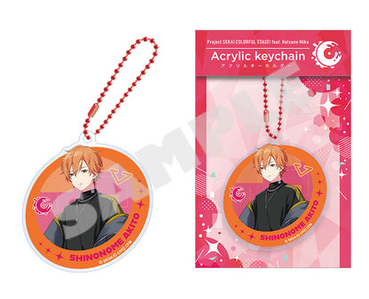 Project Sekai Acrylic Keychains Vol.18 — Akito Shinonome with packaging