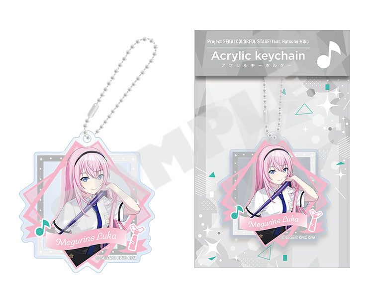 Project Sekai Acrylic Keychains Vol.19 — Megurine Luka with packaging