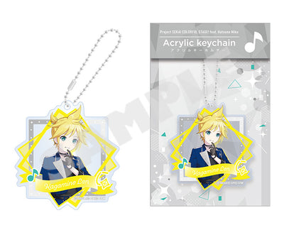 Project Sekai Acrylic Keychains Vol.19 — Kagamine Len with packaging