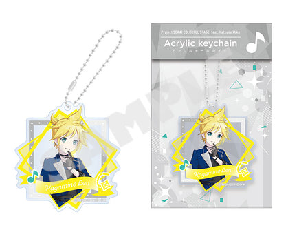 Project Sekai Acrylic Keychains Vol.19 — Kagamine Len with packaging