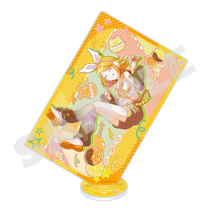 Project Sekai - Anniversary/Birthday 2023–2024 Acrylic Card Stands - Kagamine Rin