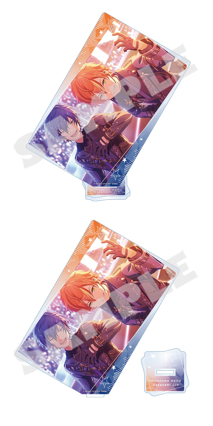 Project Sekai × Ensemble Stars!! - Acrylic Card Stands - Akito Shinonome × Jun Sazanami