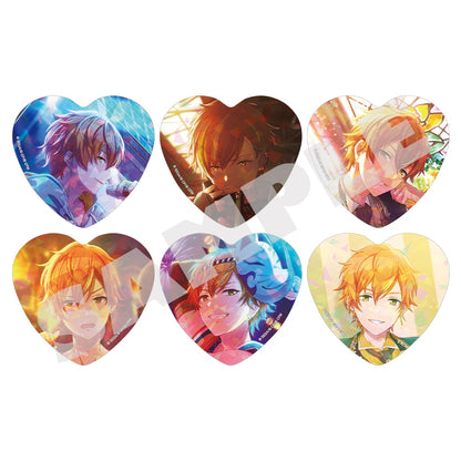 Akito Shinonome H/Art Collection Vol.1, six holographic heart badge designs