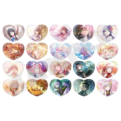 Leo/need H/Art Collection Vol.1 heart-shaped clear cards, complete 20-design assortment