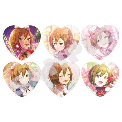 MEIKO H/Art Collection Vol.1, six holographic heart badge designs