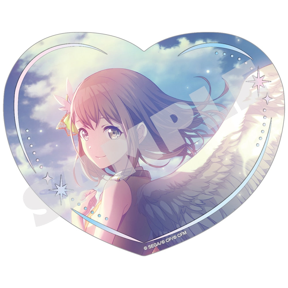 MORE MORE JUMP! H/Art Collection Vol.1 heart-shaped clear cards, design detail 2