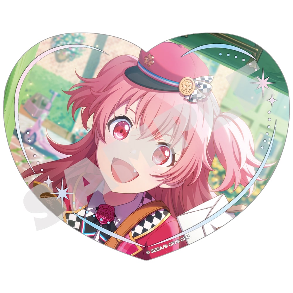 MORE MORE JUMP! H/Art Collection Vol.1 heart-shaped clear cards, design detail 3
