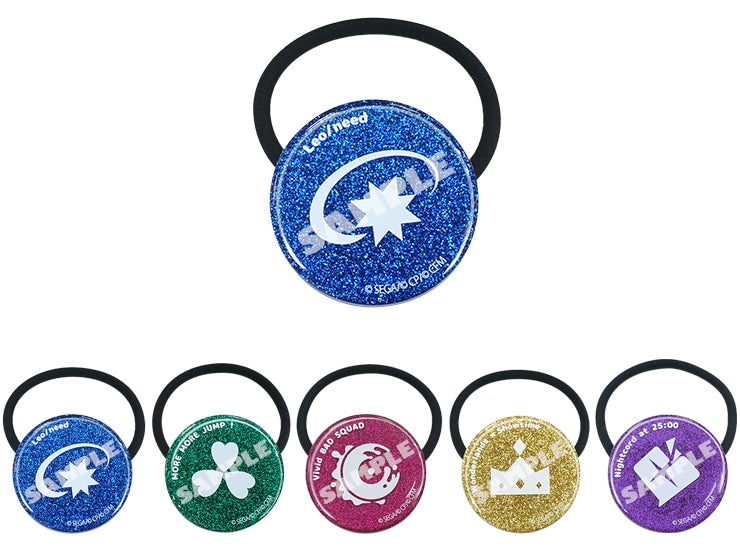 Project Sekai - Glitter Acrylic Hair Ties - official overview featuring Leo/need
