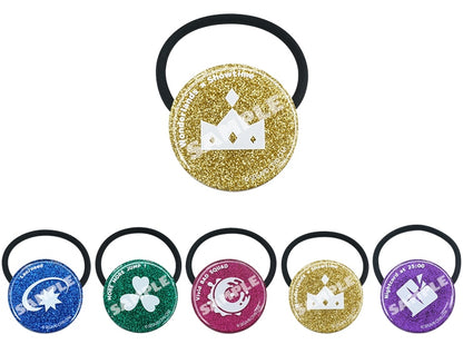 Project Sekai - Glitter Acrylic Hair Ties - official overview featuring Wonderlands × Showtime