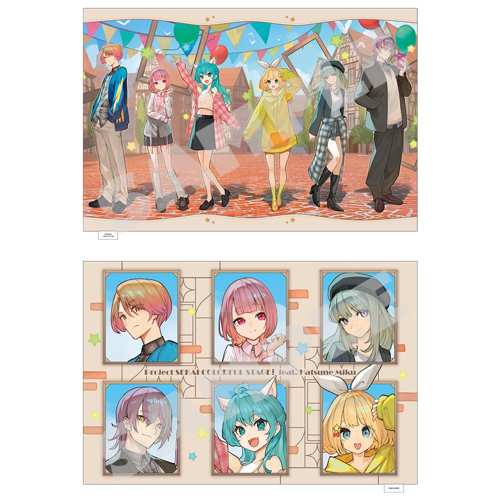 Project Sekai Illustrator Collab Wonderlands x Showtime cushion view 1