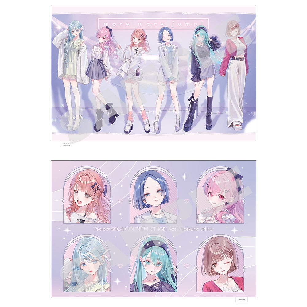 Project Sekai Illustrator Collab MORE MORE JUMP! cushion view 1