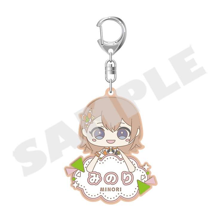 Project Sekai My Sekai Minori Hanasato name keychain