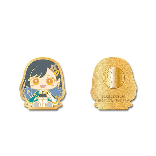 Project Sekai My Sekai An Shiraishi pin badge, front view
