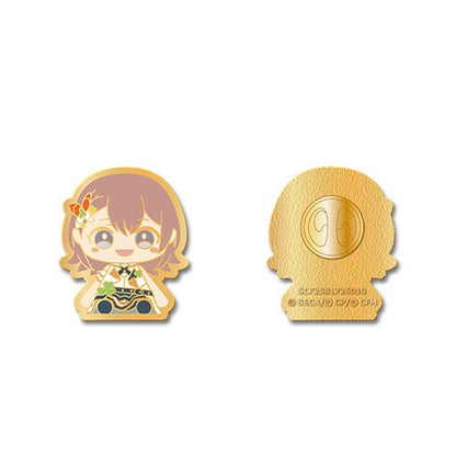 Project Sekai My Sekai Minori Hanasato pin badge, front view