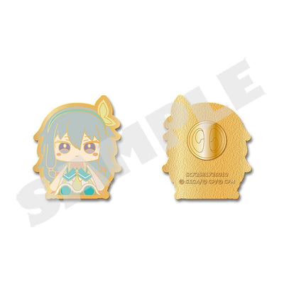 Project Sekai My Sekai Nene Kusanagi pin badge, front and back views