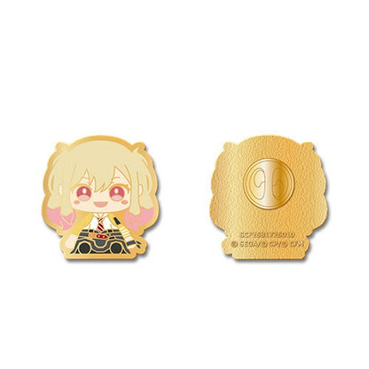 Project Sekai My Sekai Saki Tenma pin badge, front view