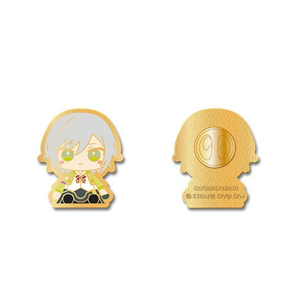 Project Sekai My Sekai Shiho Hinomori pin badge, front view