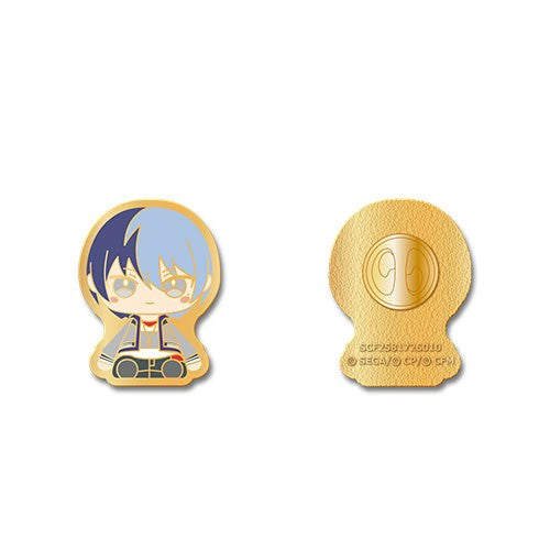 Project Sekai My Sekai Toya Aoyagi pin badge, front view