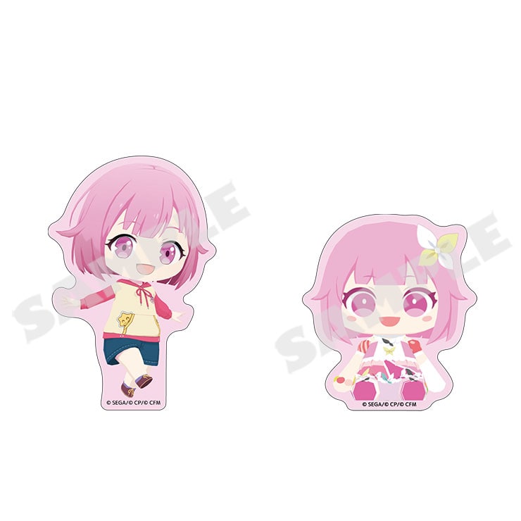 Project Sekai MySekai Emu Otori two-sticker pack - character and plush designs