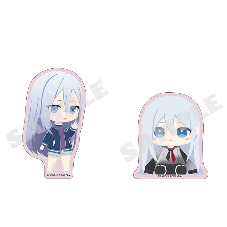 Project Sekai MySekai Kanade Yoisaki two-sticker pack - character and plush designs