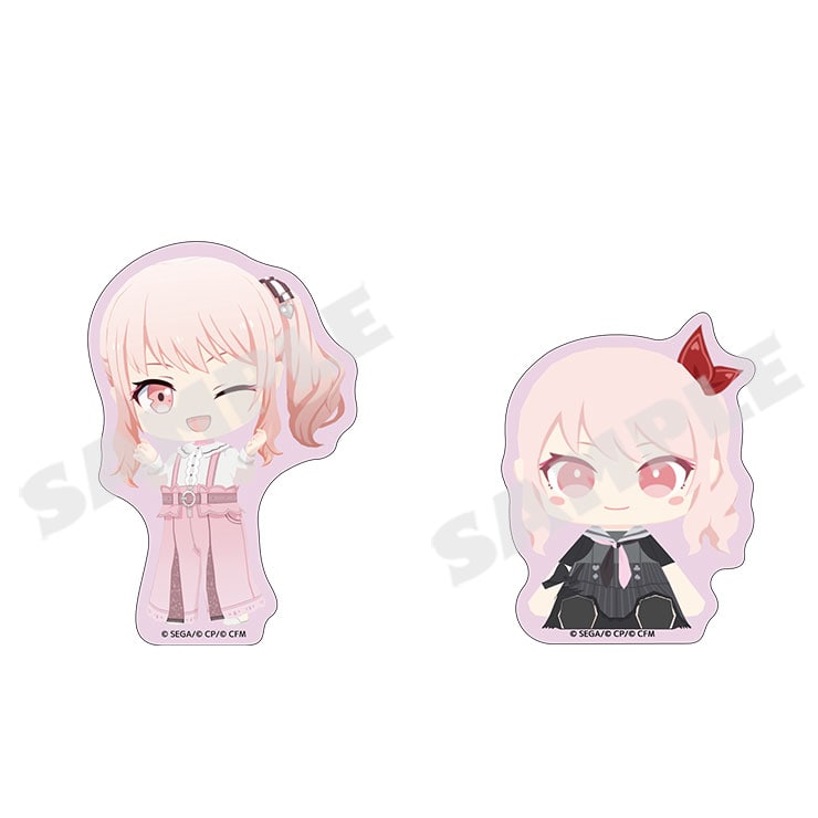 Project Sekai MySekai Mizuki Akiyama two-sticker pack - character and plush designs